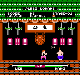Yie Ar Kung Fu screenshot 3 for Famicom